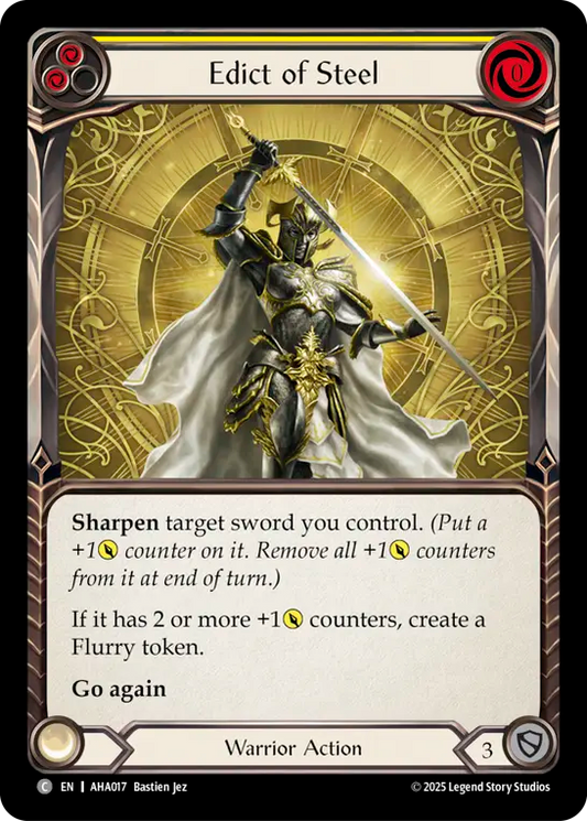Edict Of Steel (Yellow)
