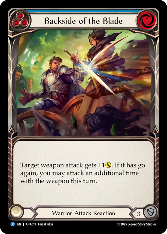 Backside of the Blade (Blue)