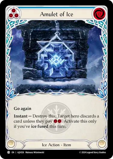 Amulet of Ice (Blue)