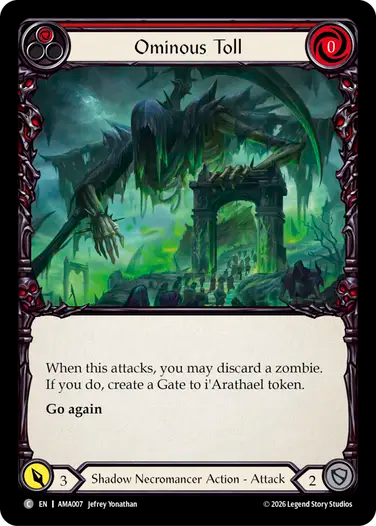 Ominous Toll (Red)