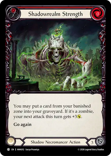 Shadowrealm Strength (Red)