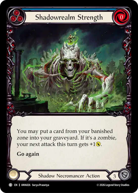 Shadowrealm Strength (Blue)