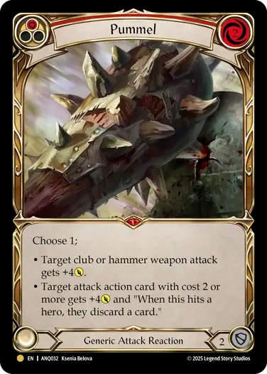 Coup de poing (rouge)