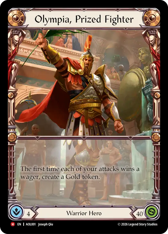 Olympia, combattante primée
