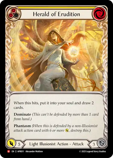 Herald of Erudition (Yellow)