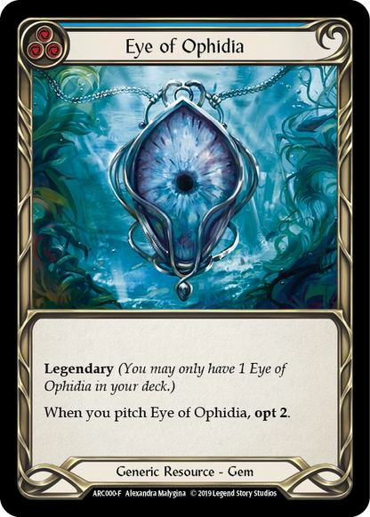 Oeil d'Ophidia (bleu)