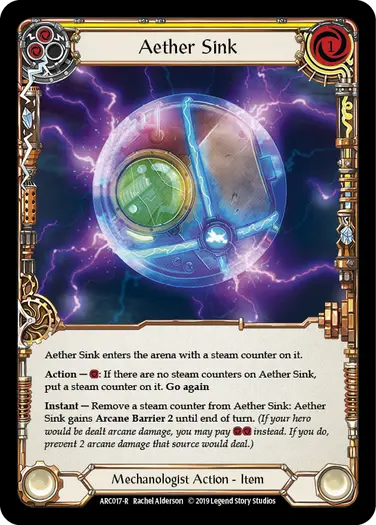 Aether Sink (Yellow)