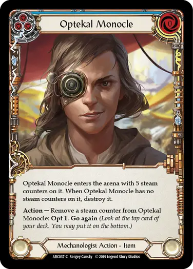 Optekal Monocle (Blue)