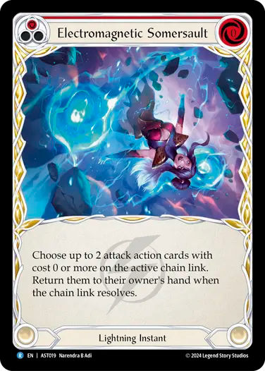 Saut périlleux électromagnétique (rouge)