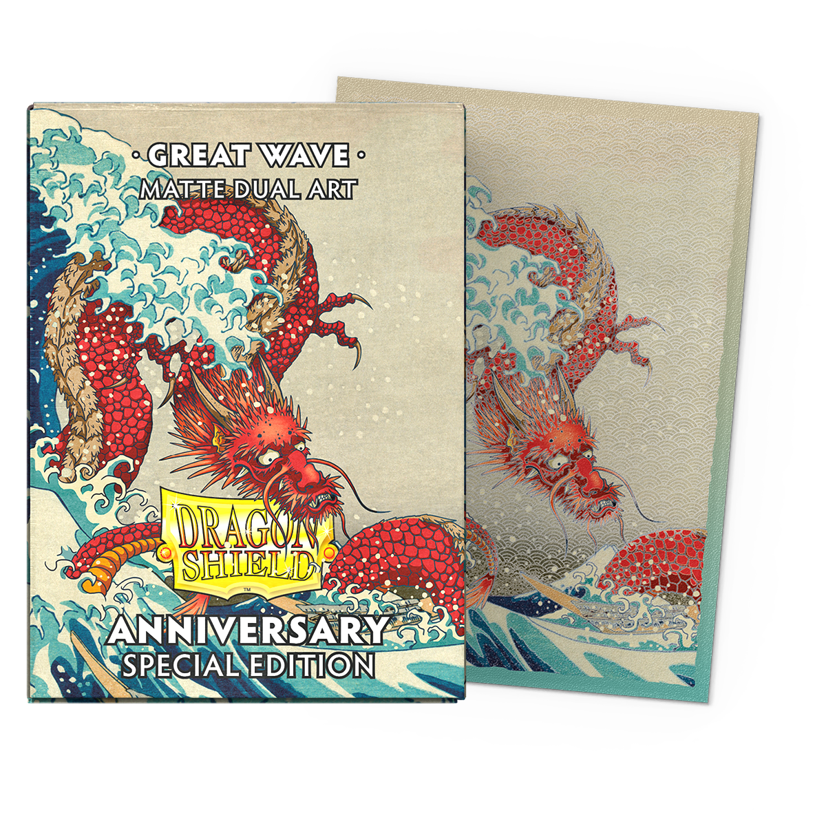 Dragon Shield Dual Matte Art Sleeves – The Great Wave