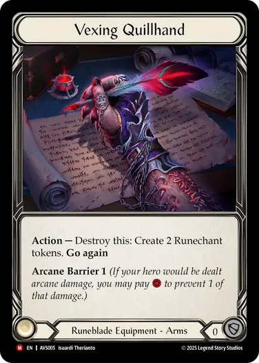 Vexing Quillhand