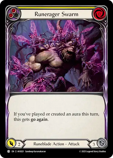 Essaim de Runerager (jaune)