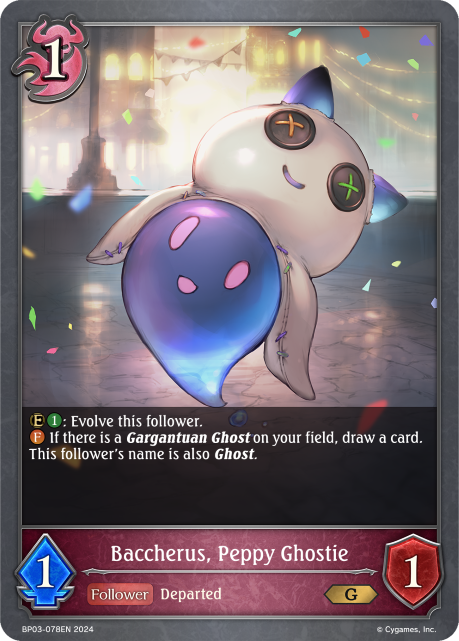 Baccherus, Peppy Ghostie