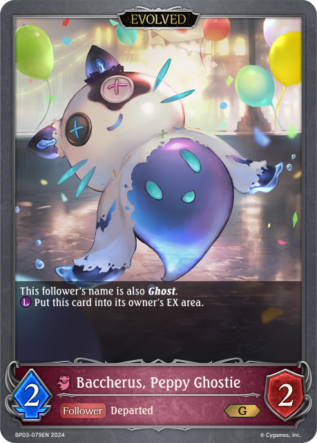 Baccherus, Peppy Ghostie (Evolved)