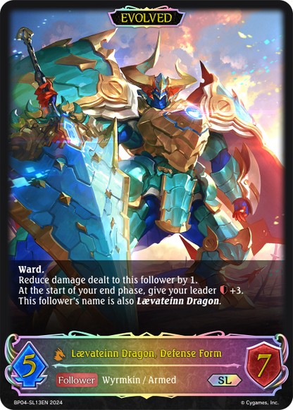 Laevateinn Dragon, Defense Form (Evolved)