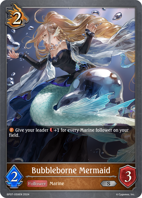 Bubbleborne Mermaid