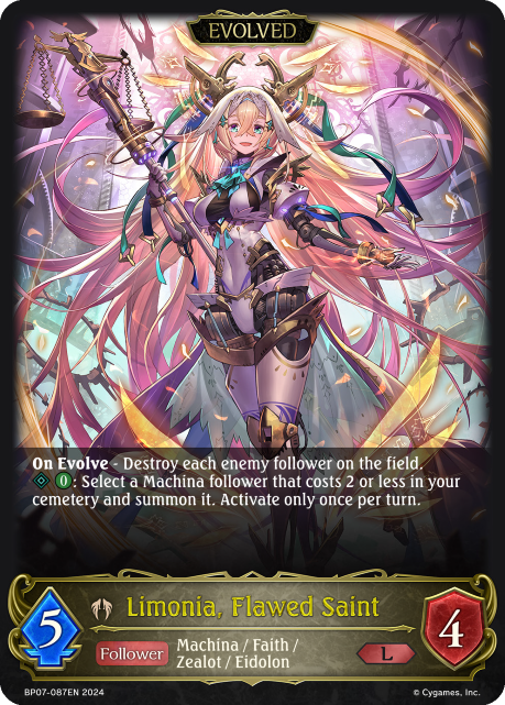 Limonia, Flawed Saint (Evolved)