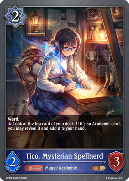Tico, Mysterian Spellnerd