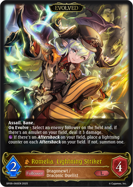 Romelia, Lightning Striker (Evolved)