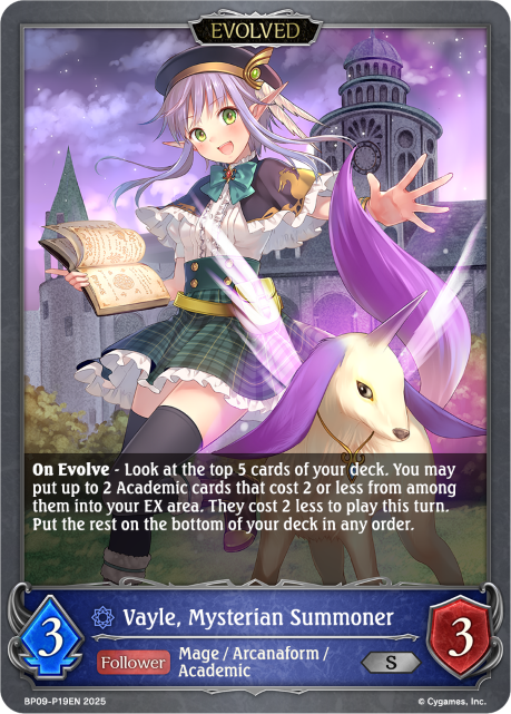 Vayle, Mysterian Summoner (Evolved) 