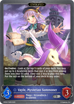 Vayle, Mysterian Summoner (Evolved) 
