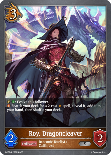 Roy, Dragoncleaver 