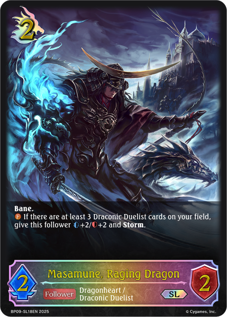 Masamune, Raging Dragon 