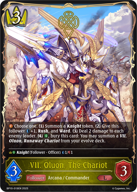 VII. Oluon, The Chariot