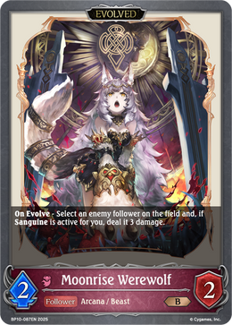 Moonrise Werewolf (Evolved)