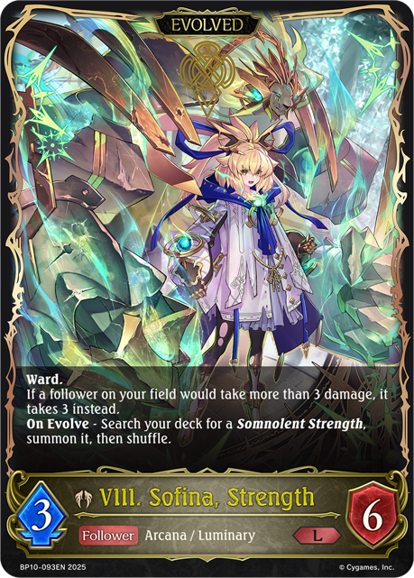 VIII. Sofina, Strength (Evolved)