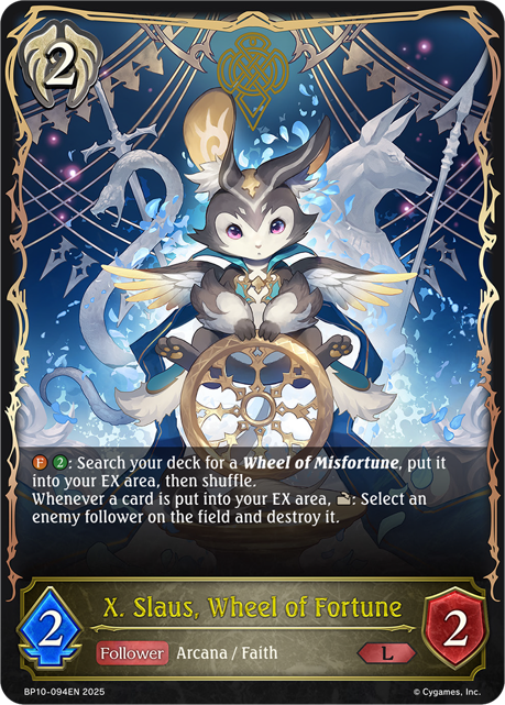 X. Slaus, Wheel of Fortune