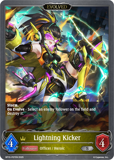 Lightning Kicker (Evolved) 