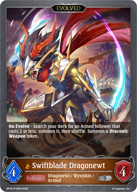Swiftblade Dragonewt (Evolved) 