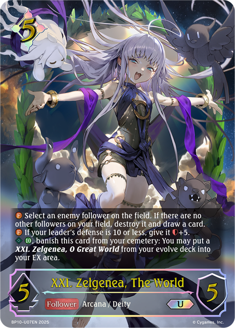 XXI. Zelgenea, The World 