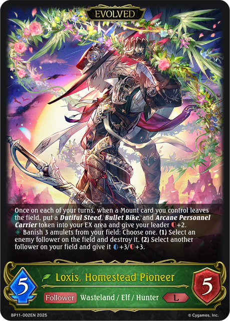 Loxis, Homestead Pioneer (Evolved)