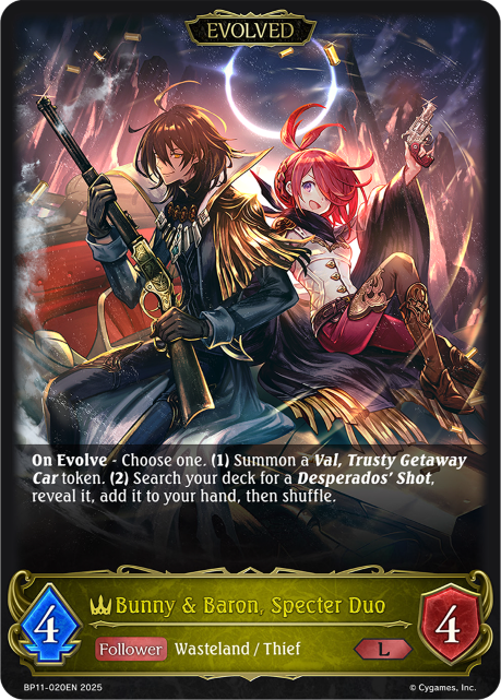 Bunny & Baron, Specter Duo (Evolved)