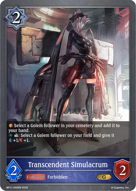 Transcendent Simulacrum