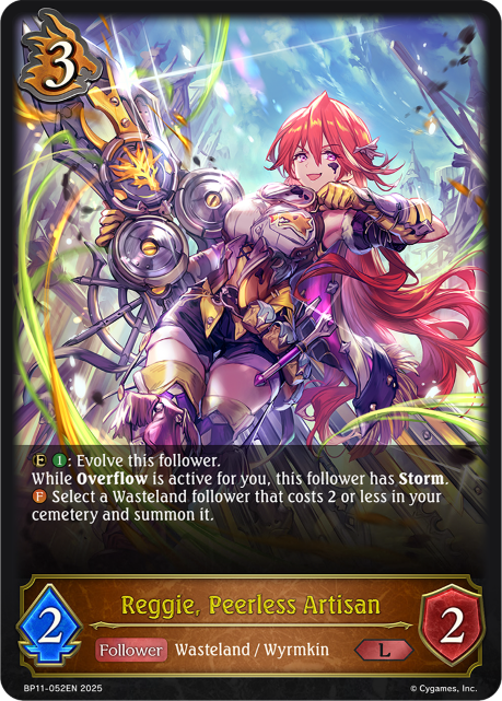 Reggie, Peerless Artisan
