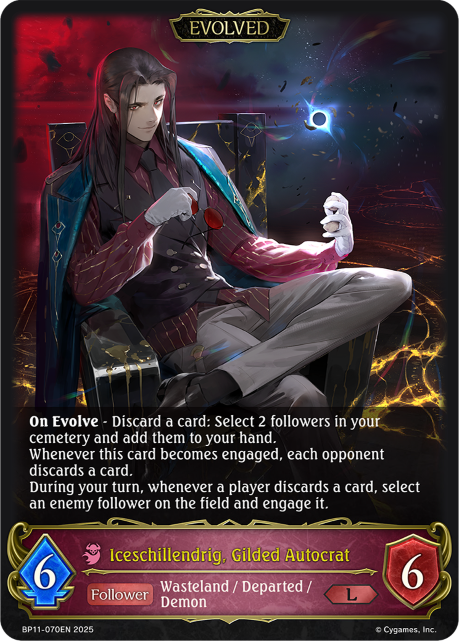 Iceschillendrig, Gilded Autocrat (Evolved)