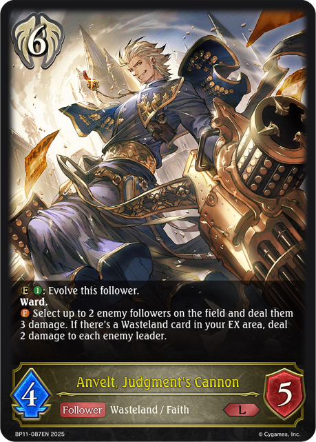 Anvelt, Judgment's Cannon