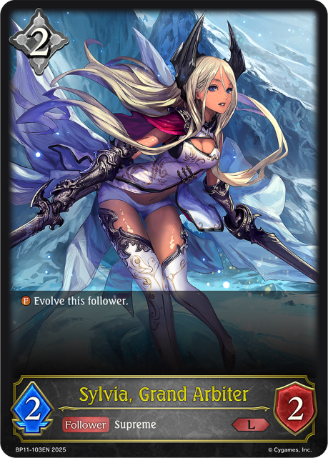 Sylvia, Grand Arbiter