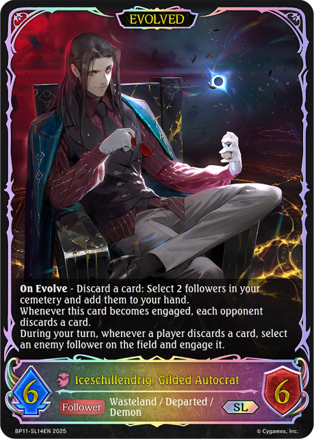Iceschillendrig, Gilded Autocrat (Evolved) 
