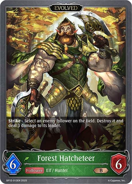 Forest Hatcheteer (Evolved)