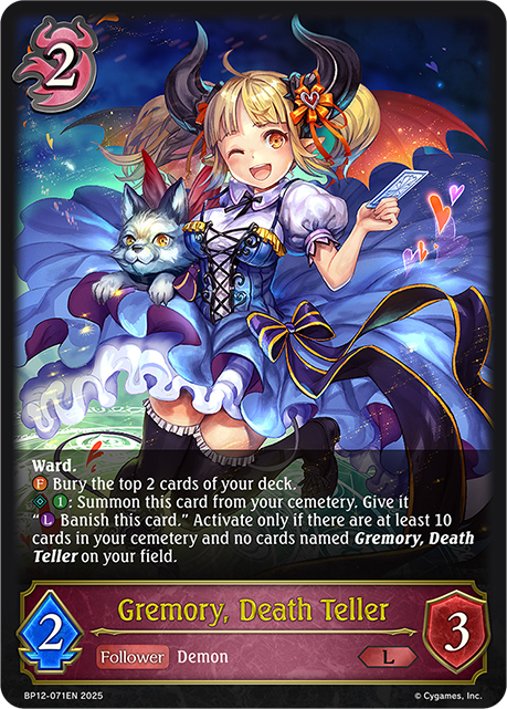 Gremory, Death Teller