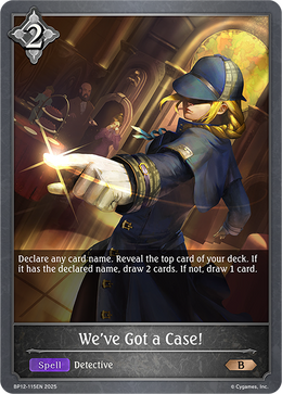 We've Got a Case!