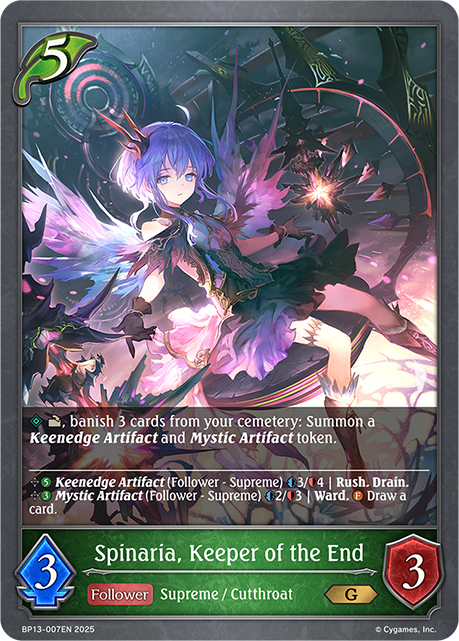 Spinaria, Keeper of the End