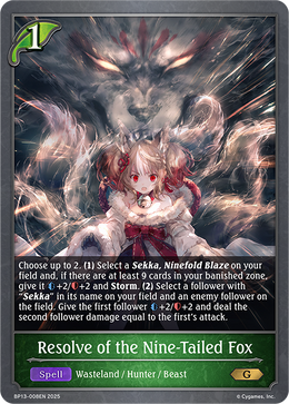 Resolve of the Nine-Tailed Fox