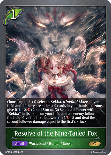 Resolve of the Nine-Tailed Fox