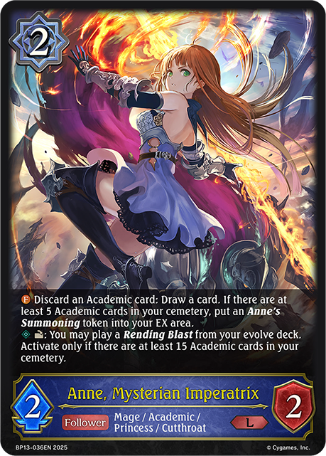 Anne, Mysterian Imperatrix