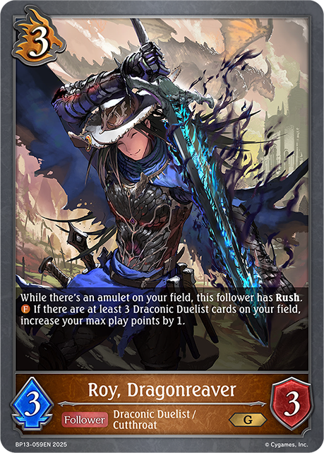 Roy, Dragonreaver